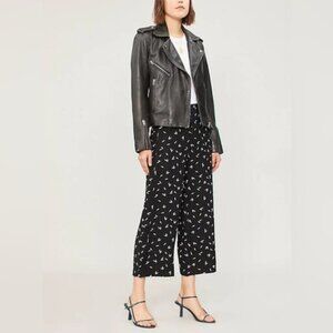 WHISTLES Women’s Camilla Wide Leg Crop Trousers Pants Size US 8